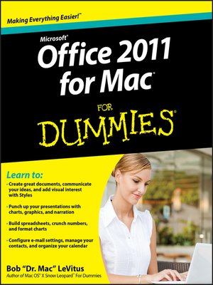 cover image of Office 2011 for Mac For Dummies
